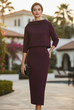Load image into Gallery viewer, Women's Bodycon Skirt & Top Two-Piece Set — Urban Commute Fashion