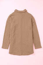 Load image into Gallery viewer, Retro Camel Full Size Drop Shoulder Jacket With Button-Up Design Women Jacket