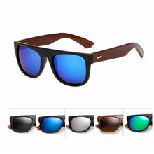 Load image into Gallery viewer, Bamboo Wooden Arms Sunglasses Men Women Black Sunglass