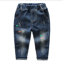 Load image into Gallery viewer, Boys' Denim Pants, New Spring Autumn Korean Style - # BOAA11410013