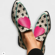 Load image into Gallery viewer, Plus Size Low Heel Pointed Toe Women’s Shoes
