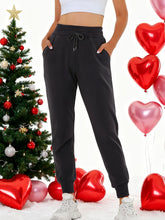 Load image into Gallery viewer, 🖤 Women’s Fleece Sweatpants Jogger — Boyfriend Style (Solid Color)