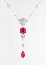 Load image into Gallery viewer, Exquisite Ruby Necklace - Ruby Veil