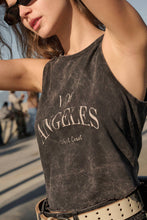 Load image into Gallery viewer, Los Angeles Mineral Washed Graphic Tank Top