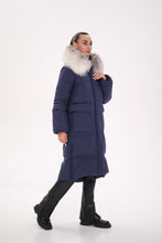 Load image into Gallery viewer, Genuine Silver Fox Down Fill Coat