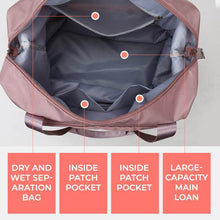 Load image into Gallery viewer, Foldable Storage Travel Bag Waterproof Large Capacity Gym Fitness Bag Weekender Overnight For Women