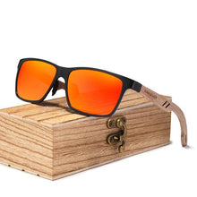 Load image into Gallery viewer, Luxury Bamboo Wood Design Polarized Elegant High Quality Men Sunglasses Mirror Lens Handmade Fashion UV400 Eyewear Accessories