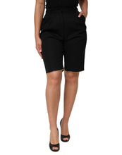 Load image into Gallery viewer, Dolce & Gabbana Black Zip Detailed Wool Straight Leg Pants