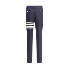 Load image into Gallery viewer, Thom Browne Blue Wool Dress Pants