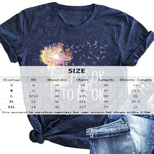 Load image into Gallery viewer, Women's Round Neck Short Sleeve T-Shirt, Summer Casual Tee