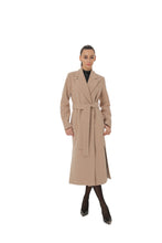 Load image into Gallery viewer, Arden Classic Wraparound Overcoat in Latte