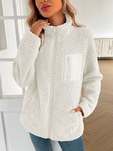 Load image into Gallery viewer, Winter Warm Zip Up Long Sleeve Jacket Fuzzy Cozy & Stylish Jacket Cold-Weather Essential Outdoor Jacket