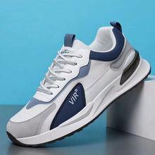 Load image into Gallery viewer, Men's Color Block Mesh Shoes Fashion Casual Lace-up Sneakers Outdoor Breathable Running Sports Shoes