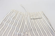 Load image into Gallery viewer, Dolce & Gabbana White Stripes Silk Lounge Trouser Pants