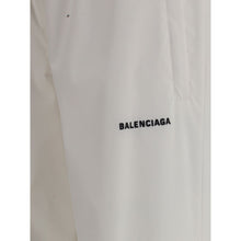 Load image into Gallery viewer, Balenciaga White Polyester Joggers (Workout Pants)
