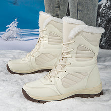 Load image into Gallery viewer, Women’s Winter Snow Boots – Fleece Lined Waterproof Cotton Boots
