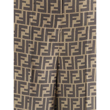 Load image into Gallery viewer, Fendi Brown Silk Casual Pants