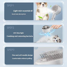 Load image into Gallery viewer, Animal Hair Remover Brush Dog And Cat Steam Brush Pet Self Cleaning Dog Brush Grooming Removes Cat Hairs Cat Dog Accessories Pet Products
