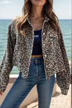 Load image into Gallery viewer, Lightweight Leopard Button Down Long Sleeve Jacket Bold & Trendy Luxury Print Outerwear