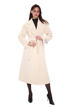 Load image into Gallery viewer, Premium 100% Australian Merino Wool Coat in Marshmallow