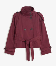 Load image into Gallery viewer, Women’s Lace-Up Waist Trench Coat