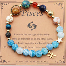 Load image into Gallery viewer, Twelve Constellations Bracelets - Natural Stone Beaded Bracelets with Eight Planet Designs