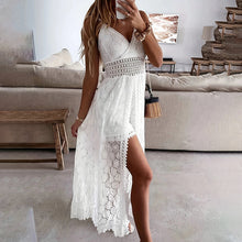 Load image into Gallery viewer, Women's Elegant Lace V-Neck Sleeveless Jumpsuit
