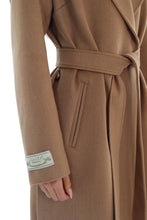 Load image into Gallery viewer, Aria Cashmere Blend Coat in Camel