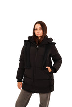 Load image into Gallery viewer, Double-hooded Insulated Bio-Down Coat