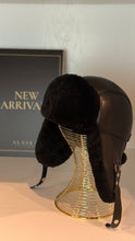 Load image into Gallery viewer, Genuine Leather Shearling Hat Unisex