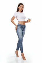 Load image into Gallery viewer, Retro Denim-Look Butt-Lifting Yoga Leggings – High-Elastic Fitness Pants