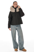 Load image into Gallery viewer, Genuine Polar Fox Fur Down Fill Jacket