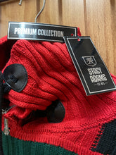 Load image into Gallery viewer, Stacy Adams SW121 Red/Green Geometric Print Sweater