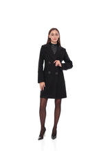 Load image into Gallery viewer, Zuri Cashmere Blend Overcoat in Black