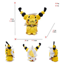 Load image into Gallery viewer, 24 Pcs Pokemon Pikachu Cosplay Toys Charizard Snorlax Garchomp Tyranitar Hydreigon Anime Stuffed Plush Cartoon Peluche Dolls - # BOT&G512610001