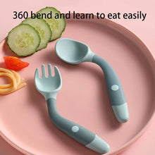 Load image into Gallery viewer, Baby Spoon Fork Set - # BAGE21110005