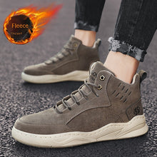 Load image into Gallery viewer, Business Men's High Quality Casual Shoes Fashion Trend Men's Sports Leather Shoes Comfortable Lace-Up Non-Slip Walking Shoes Leather Luxury Non-Slip Hiking Boots Outdoor Lightweight Shoes