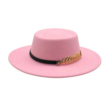 Load image into Gallery viewer, Autumn Winter Women Men Vintage Fedora Women's Foldable Short Brim Floppy Hat Gentleman Elegant Warm Hats Lady Party Luxury Caps Classic Summer Beach Sun Hat