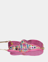 Load image into Gallery viewer, Betsey Johnson Peeps Rhinestone Bunny Crossbody Pink