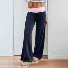 Load image into Gallery viewer, Women’s Wide-Leg Patchwork Pants