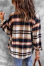 Load image into Gallery viewer, Classic Plaid Button Front Shirt Jacket with Breast Pockets Casual & Minimalist Outerwear