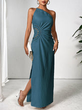 Load image into Gallery viewer, One Shoulder Sleeveless Maxi Dress Elegant & Sophisticated Evening Wear Women Luxury Party Dress
