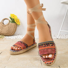Load image into Gallery viewer, Women's Roman Style Cross-Strap Flat Sandals – Lightweight Wide Fit
