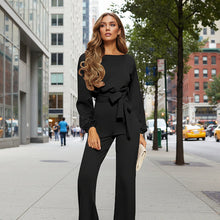 Load image into Gallery viewer, Solid Color Slim-Fit Long Sleeve Knit Jumpsuit | 3 Colors S–XXL