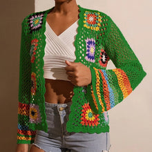 Load image into Gallery viewer, Women's Elegant Crochet Cardigan