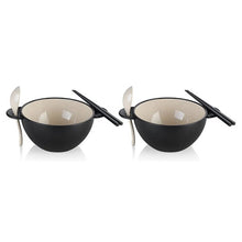 Load image into Gallery viewer, Ozeri Earth Ramen Bowl Set – 6-Piece Plant-Based Eco-Friendly Dinnerware