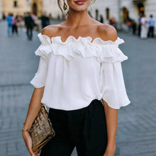 Load image into Gallery viewer, Women's Loose-Fit Short-Sleeve Minimalist Shirt