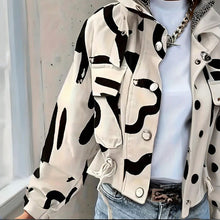 Load image into Gallery viewer, Women’s stand collar drawstring hem jacket