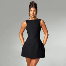 Load image into Gallery viewer, Sexy Slim-fitting Backless Dress Summer Sleeveless Short Dresses