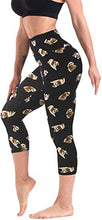 Load image into Gallery viewer, Cropped High-Rise Print Leggings – USA Flag Print Patriotic Workout Pants - 19 Styles